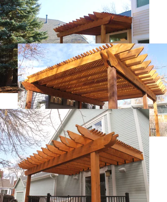 pergolas and porche