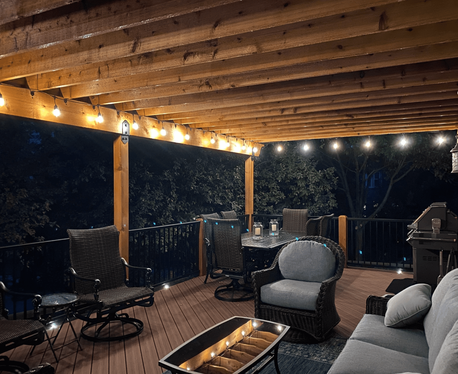 Luxury Custom Build Deck with Outdoor Kitchen