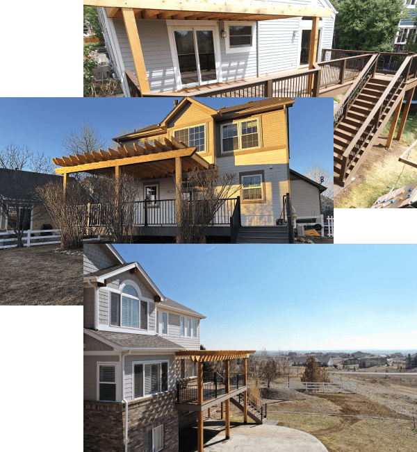 imagem casas com decks
